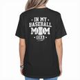 In My Baseball Mom Era Cool Mommy Women's T-Shirt Back Print