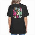 In My Baseball Mom Era Baseball Mama Women's T-Shirt Back Print