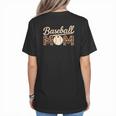 Baseball Mom Mothers' Day Women's T-Shirt Back Print Baseball Mom Mothers' Day Women's T-Shirt Back Print