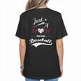 Baseball Mom Sayings Just A Mom That Loves Baseball Women's T-Shirt Back Print Baseball Mom Sayings Just A Mom That Loves Baseball Women's T-Shirt Back Print