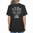 Baseball Mom My Son Will Be Waiting For You At Home Women's T-Shirt Back Print