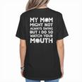Baseball Mom Swing Watch Mouth Baseball Boy Women's T-Shirt Back Print Baseball Mom Swing Watch Mouth Baseball Boy Women's T-Shirt Back Print