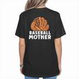 Baseball Mother Lover Baseballer Player Match Baseball Mom Women's T-Shirt Back Print Baseball Mother Lover Baseballer Player Match Baseball Mom Women's T-Shirt Back Print