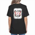 My Heart Is On That Field Baseball Mom Momm Women's T-Shirt Back Print My Heart Is On That Field Baseball Mom Momm Women's T-Shirt Back Print