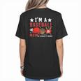 I'm A Baseball Mom Of Course I'm Broke Women's T-Shirt Back Print