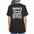 Moms Against Baseball Pants Shirt Baseball Mom Women's T-Shirt Back Print Moms Against Baseball Pants Shirt Baseball Mom Women's T-Shirt Back Print