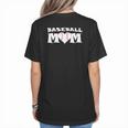 Proud Baseball Mom With Heart Game Day Women's T-Shirt Back Print Proud Baseball Mom With Heart Game Day Women's T-Shirt Back Print