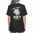 Rub Some Dirt On It Cute Girls Retro Baseball Mom Softball Women's T-Shirt Back Print Rub Some Dirt On It Cute Girls Retro Baseball Mom Softball Women's T-Shirt Back Print