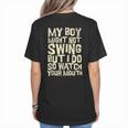 Sassy Baseball Mom Women's T-Shirt Back Print Sassy Baseball Mom Women's T-Shirt Back Print