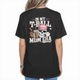 In My T-Ball Mom Era Baseball Mom Skull Coffee Vintage Women's T-Shirt Back Print In My T-Ball Mom Era Baseball Mom Skull Coffee Vintage Women's T-Shirt Back Print