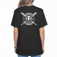 I Teach My Kids To Hit & Steal Baseball Mom Women's T-Shirt Back Print