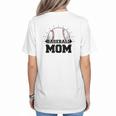 American Flag Patriotic Game Day Baseball Mom Women's T-Shirt Back Print American Flag Patriotic Game Day Baseball Mom Women's T-Shirt Back Print