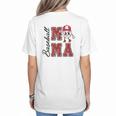 Baseball Mama Baseball Mom Game Day Senior Night Women's T-Shirt Back Print Baseball Mama Baseball Mom Game Day Senior Night Women's T-Shirt Back Print