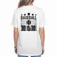 Baseball Mom Baseball Lover Mom Women's T-Shirt Back Print