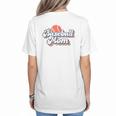 Baseball Mom And Sweet For Moms Vintage Font Women's T-Shirt Back Print Baseball Mom And Sweet For Moms Vintage Font Women's T-Shirt Back Print
