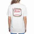 Baseball-Shirt Women Mama Mother Baseball Mom Premium Women's T-Shirt Back Print Baseball-Shirt Women Mama Mother Baseball Mom Premium Women's T-Shirt Back Print