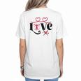 Baseball Softball Baseball Mom LOVE Baseball Women's T-Shirt Back Print Baseball Softball Baseball Mom LOVE Baseball Women's T-Shirt Back Print