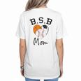 Basketball Soccer Baseball Mom For Women Women's T-Shirt Back Print Basketball Soccer Baseball Mom For Women Women's T-Shirt Back Print