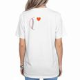 I Heart Hot Baseball Moms Women's T-Shirt Back Print