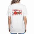 I'm A Baseball Mom Of Course I'm Broke Premium Women's T-Shirt Back Print