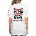 Moms Against Baseball Pants Baseball Mom Joke Women's T-Shirt Back Print Moms Against Baseball Pants Baseball Mom Joke Women's T-Shirt Back Print
