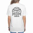 Senior Baseball Mom 2024 Women's T-Shirt Back Print