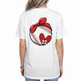 Womens Custom Baseball Mom Number 22 Heart For Mom Mommy Premium Women's T-Shirt Back Print Womens Custom Baseball Mom Number 22 Heart For Mom Mommy Premium Women's T-Shirt Back Print