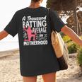 Baseball Mom Heart Ball Graphic Mother's Day Women's T-Shirt Back Print Baseball Mom Heart Ball Graphic Mother's Day Women's T-Shirt Back Print
