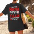 Baseball Mom Mama Baseball Lover Sport Mother's Day Women's T-Shirt Back Print