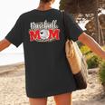 Baseball Mom Mother's Day For Mom Game Day Outfit Women's T-Shirt Back Print Baseball Mom Mother's Day For Mom Game Day Outfit Women's T-Shirt Back Print