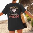Baseball Moms Mother Kids Girls Boys School Game Women's T-Shirt Back Print Baseball Moms Mother Kids Girls Boys School Game Women's T-Shirt Back Print
