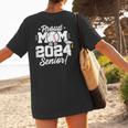 Class Of 2024 Senior Year Baseball Mom Senior 2024 Women's T-Shirt Back Print