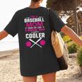 Self Expression Cool Baseball Mom Positive Thinking Women's T-Shirt Back Print