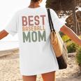 Best Baseball Mom Sports Cute Moms Day Premium Women's T-Shirt Back Print Best Baseball Mom Sports Cute Moms Day Premium Women's T-Shirt Back Print