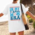 In My T-Ball Mom Era Baseball Mom Groovy Mother's Day Raglan Baseball Tee Women's T-Shirt Back Print In My T-Ball Mom Era Baseball Mom Groovy Mother's Day Raglan Baseball Tee Women's T-Shirt Back Print