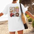 Tis The Season Baseball Mom Game Day Cheering Sports Lover Women's T-Shirt Back Print Tis The Season Baseball Mom Game Day Cheering Sports Lover Women's T-Shirt Back Print