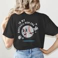 In My Baseball Mom Era Retro Baseball Mom Home Runs Women's T-Shirt Back Print