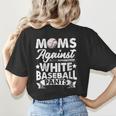 Moms Against Baseball Pants Shirt Baseball Mom Women's T-Shirt Back Print Moms Against Baseball Pants Shirt Baseball Mom Women's T-Shirt Back Print