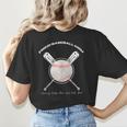 PROUD BASEBALL MOM Women's T-Shirt Back Print