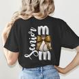 Senior Baseball Mom Class Of 2026 Player Graduation Grad Women's T-Shirt Back Print