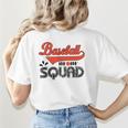 Baseball Mom Squad For Baseball Mom Women's T-Shirt Back Print Baseball Mom Squad For Baseball Mom Women's T-Shirt Back Print