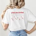 Loud And Proud Baseball Auntie Baseball Mom Heart Women's T-Shirt Back Print