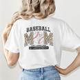 Proud Baseball Mom Shirt For Women Baseball Mom Team Women's T-Shirt Back Print Proud Baseball Mom Shirt For Women Baseball Mom Team Women's T-Shirt Back Print