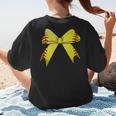 Baseball Bow Baseball Mom Women Baseball Mama Women's T-Shirt Back Print Baseball Bow Baseball Mom Women Baseball Mama Women's T-Shirt Back Print