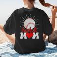 Baseball Mom Mama Mother's Day Sport Lover Women's T-Shirt Back Print Baseball Mom Mama Mother's Day Sport Lover Women's T-Shirt Back Print