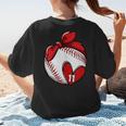 Custom Baseball Mom Number 11 Heart For Mom Mommy Women's T-Shirt Back Print Custom Baseball Mom Number 11 Heart For Mom Mommy Women's T-Shirt Back Print