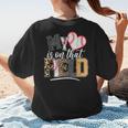 My Heart Is On That Field Mother's Day Baseball Mom Women Women's T-Shirt Back Print My Heart Is On That Field Mother's Day Baseball Mom Women Women's T-Shirt Back Print
