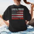 Loud & Proud Baseball Mom Sport Women's T-Shirt Back Print Loud & Proud Baseball Mom Sport Women's T-Shirt Back Print