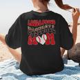 Loud Proud Baseball Mom Red Team Leopard Baseball Mom Squad Women's T-Shirt Back Print Loud Proud Baseball Mom Red Team Leopard Baseball Mom Squad Women's T-Shirt Back Print