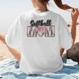Baseball Mom Coquette Women Girls Baseball Mama Women's T-Shirt Back Print Baseball Mom Coquette Women Girls Baseball Mama Women's T-Shirt Back Print